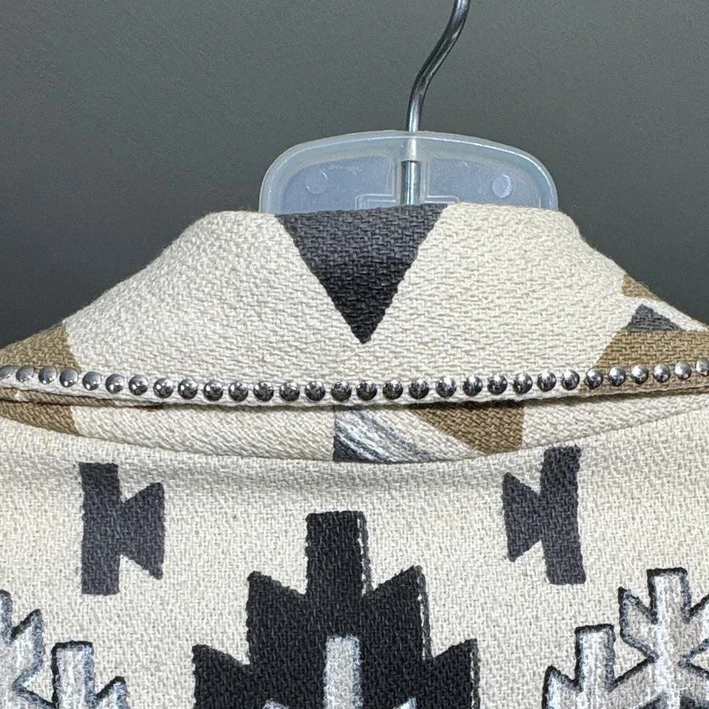 Geometric Pattern Native Aztec Blazer - Picture 10 of 13